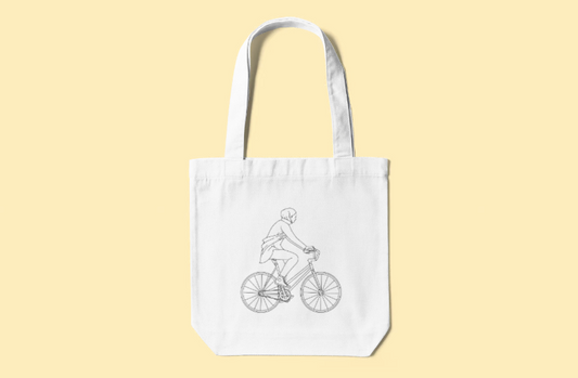 Hijabi Bike Rider Tote