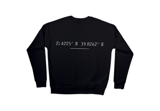 Ka'ba Coordinates Crewneck