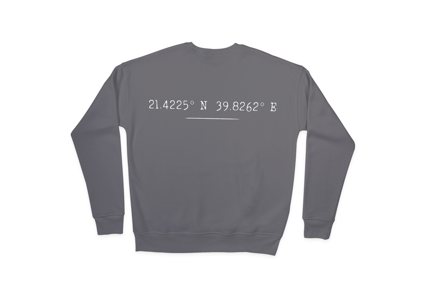 Ka'ba Coordinates Crewneck