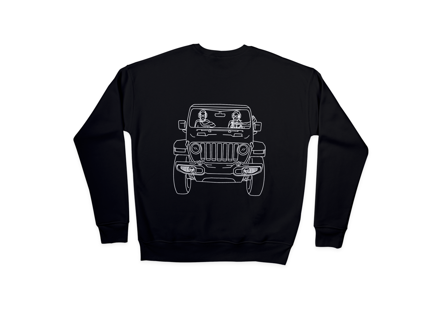 Hijabis in a Jeep Crewneck