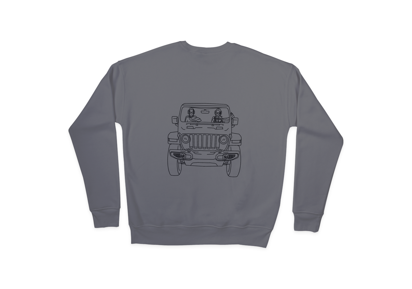 Hijabis in a Jeep Crewneck